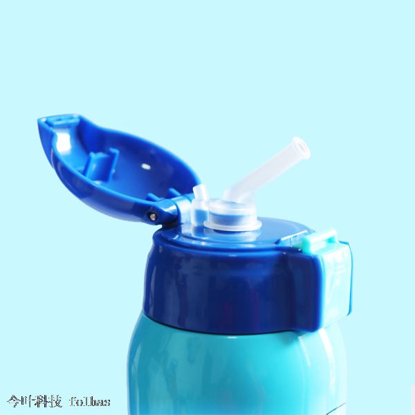 FOLHAS 儿童保温水壶 600ml,316医用级不锈钢内胆,三盖,送油画棒