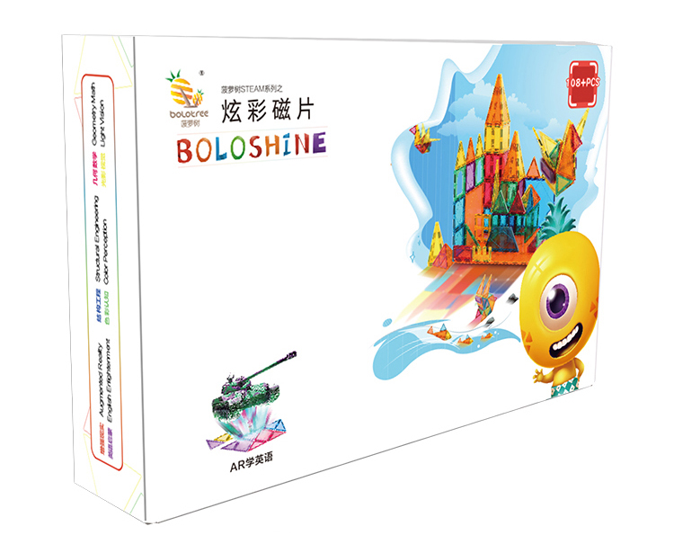 菠萝树 豪华版炫彩磁力片 豪华版 108片